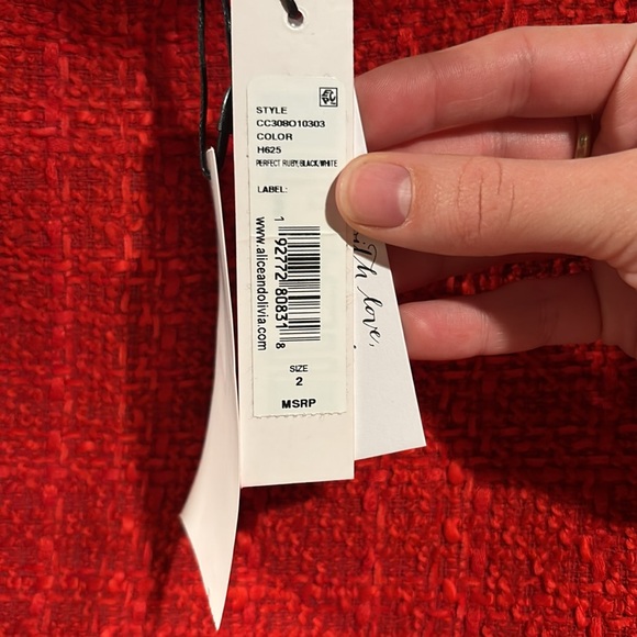 ‼️ALICE+OLIVIA Holiday Tweed Suit - Picture 10 of 14